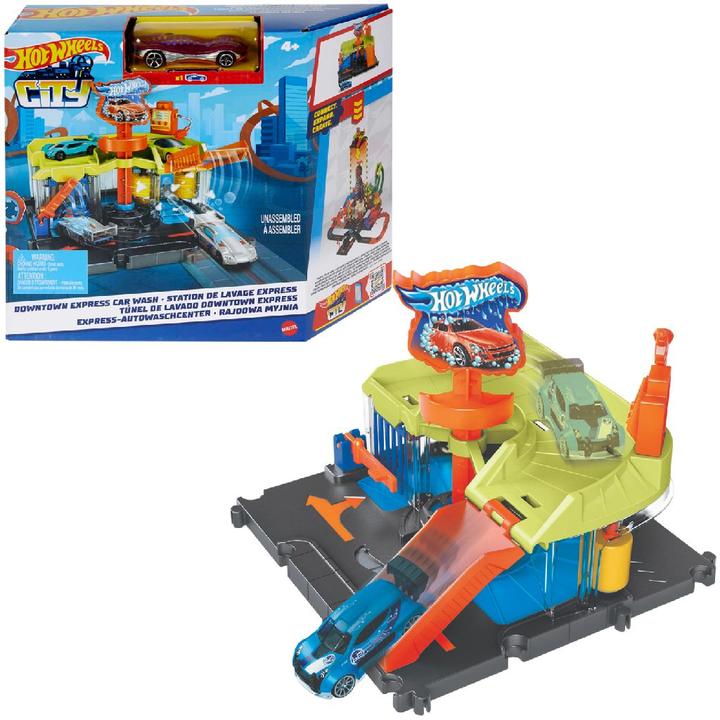 Actual product image Hot Wheels Downtown Car Wash Speed Clean