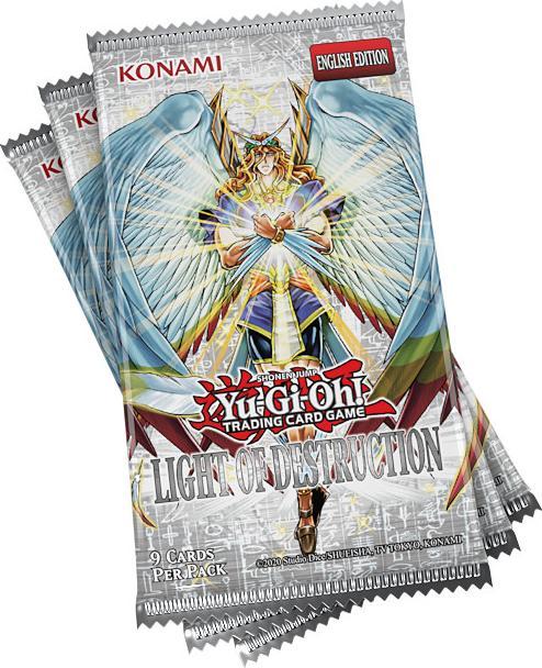 Actual product image Yu-Gi-Oh ! TCG - Light of Destruction Unlimited Reprint Booster Pack Display (24 Boosters) (English, Booster display)