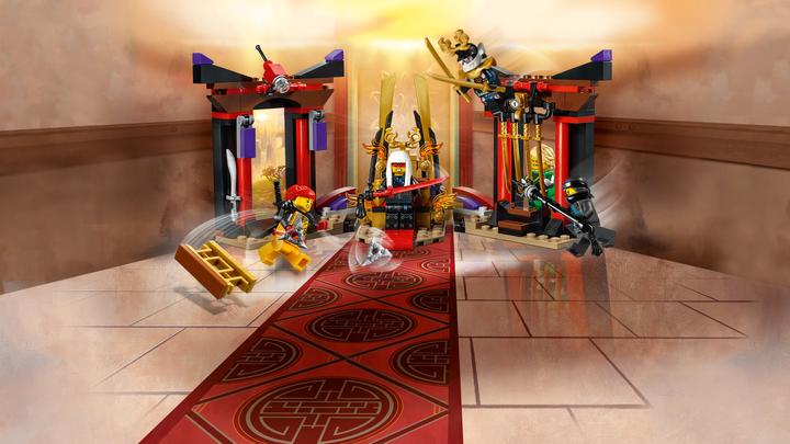 Actual product image LEGO Duel in the throne room (70651, LEGO Ninjago)