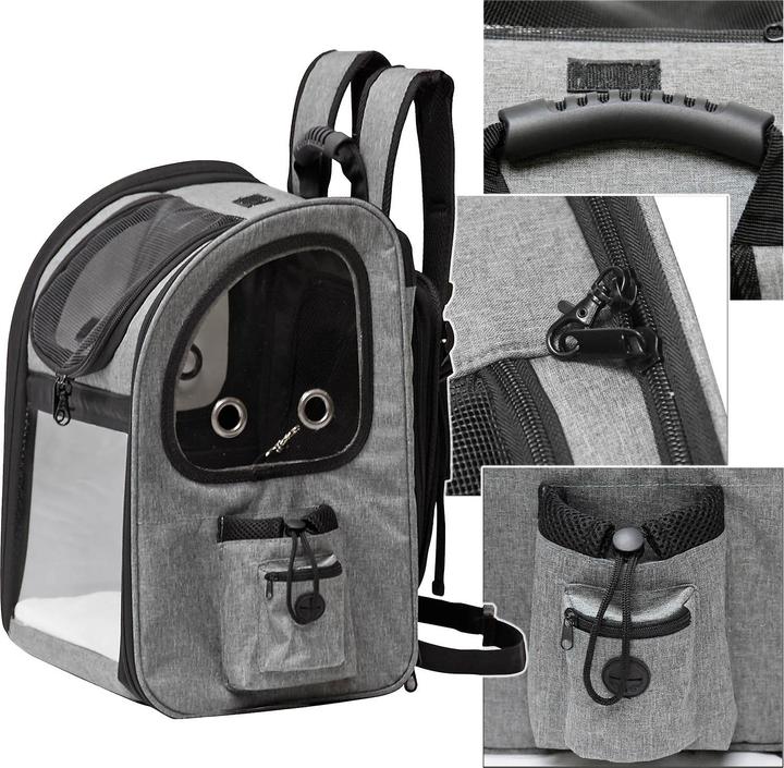Produktbild Fudajo Rucksack (Katze, Hund, Atmungsaktiv, Abschliessbar)
