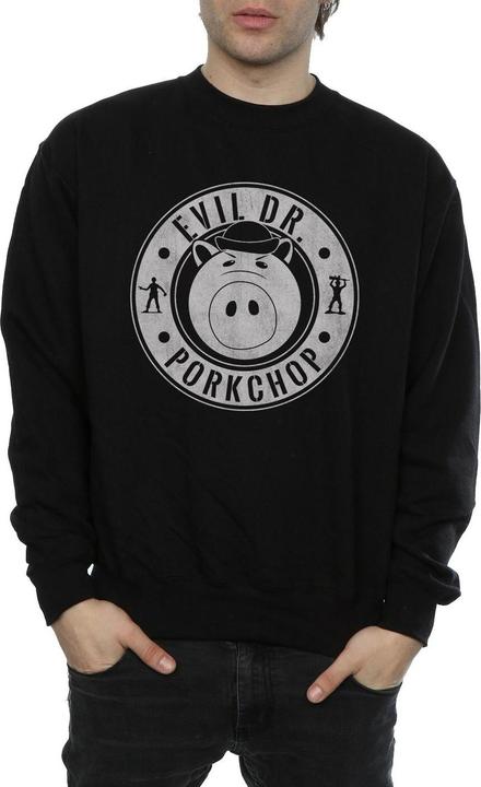 Actual product image Disney Mens Toy Story Evil Dr Pork Chop Sweatshirt (XL)