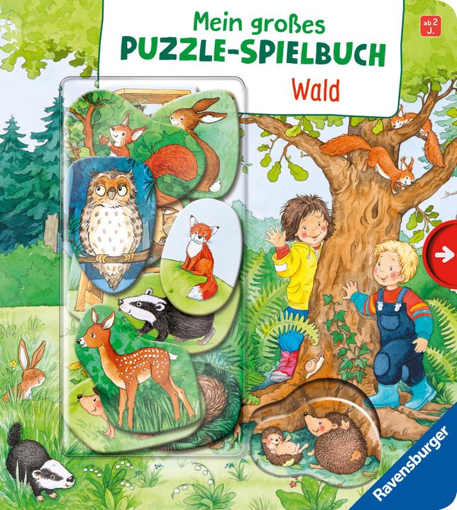 Ravensburger Mon grand livre de puzzles : la forêt (Allemand)