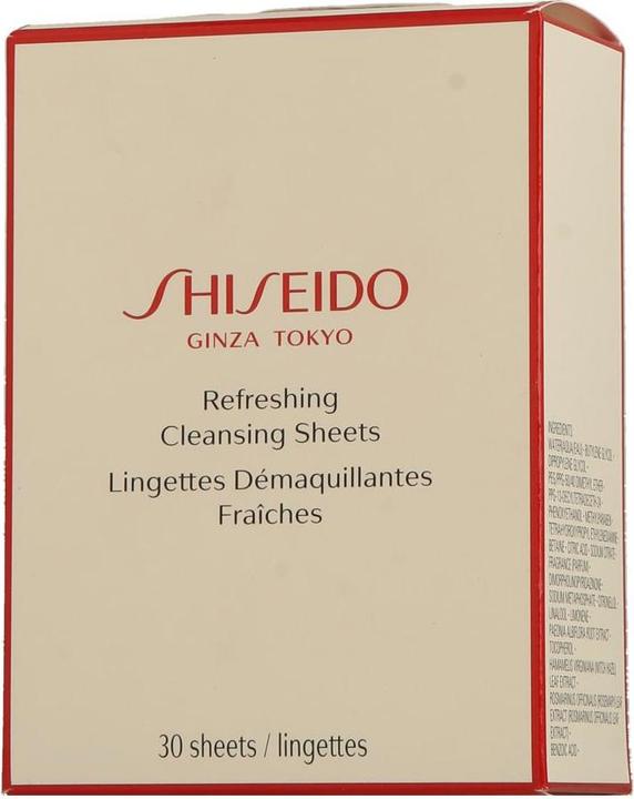 Actual product image Shiseido Refreshing Cleansing Sheets (Cleaning cloths)