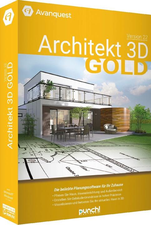 Actual product image Avanquest Architect 3D 22 Gold
