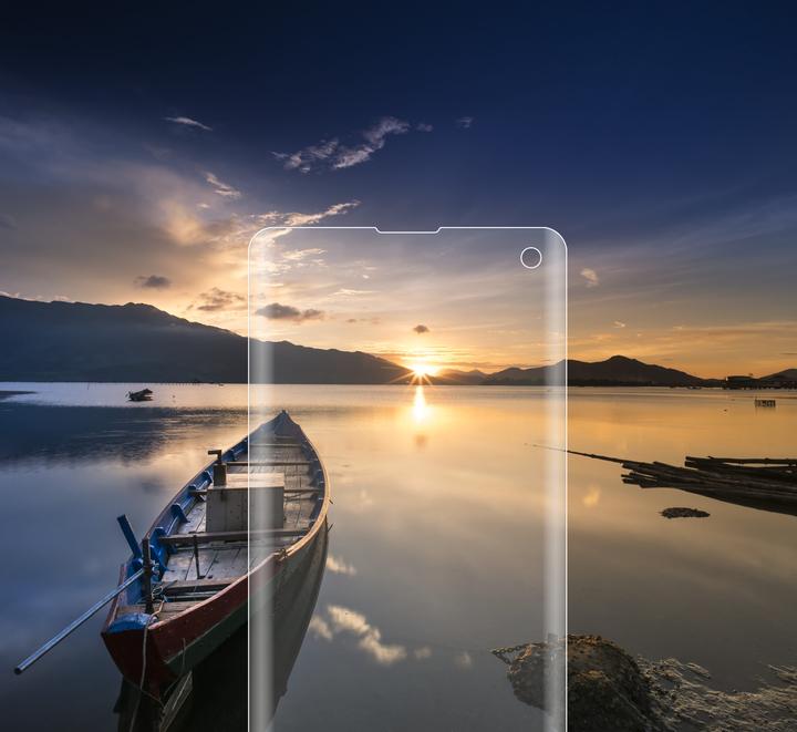 Actual product image Dipos Screen Protector Full-Cover 3D (3 Piece, Samsung Galaxy S10)
