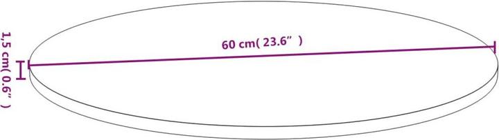 Produktbild VidaXL Douglas (Ø 60 x 1.5 cm)