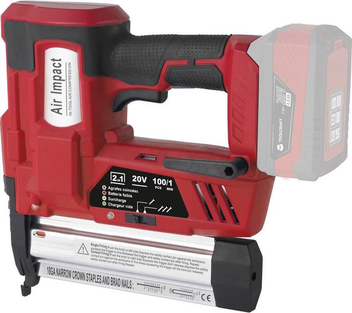 Produktbild Toolcraft Kabellose Nagelpistole