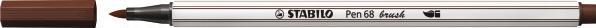 Produktbild STABILO Pen 68 brush Premium-Filzstift (Braun, 1 x)