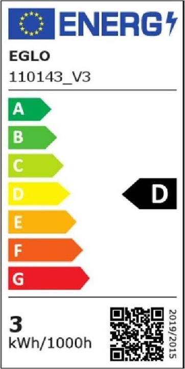 Energie-Label EGLO Leuchtmittel (GU10, 4.80 W, 400 lm, 2 x, D)