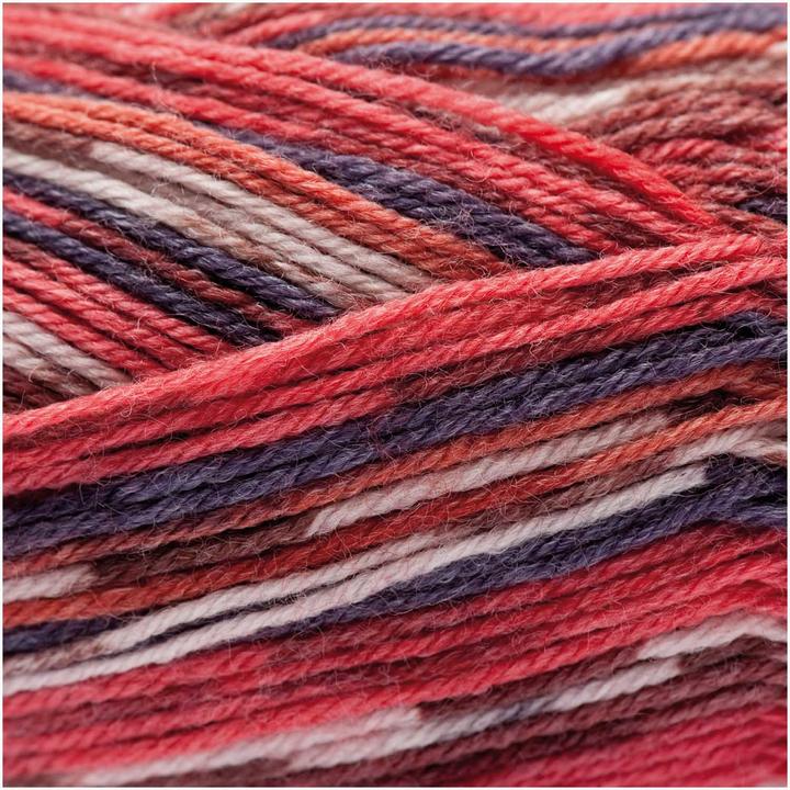 Actual product image Rico Design Wool Bamboo for socks 4-thread, 100 g, Red (420 m)