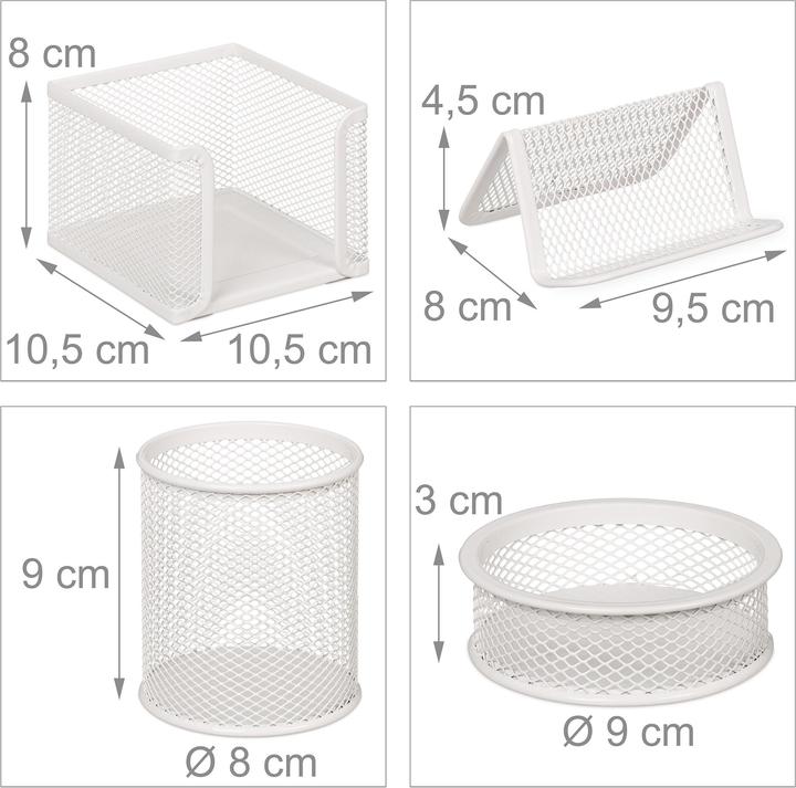 Produktbild Relaxdays Schreibtischorganizer Set