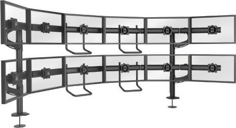 Produktbild Chief Kontour Series K4G620B K4 6x2 Grommet Mounted Array - Befestigungskit (2 Halteru (Tisch, 24.02")