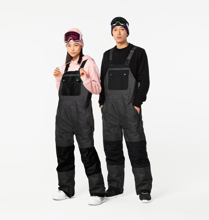Actual product image Dreamscape Snowboard trousers dungarees adults waterproof - 500 black (L)