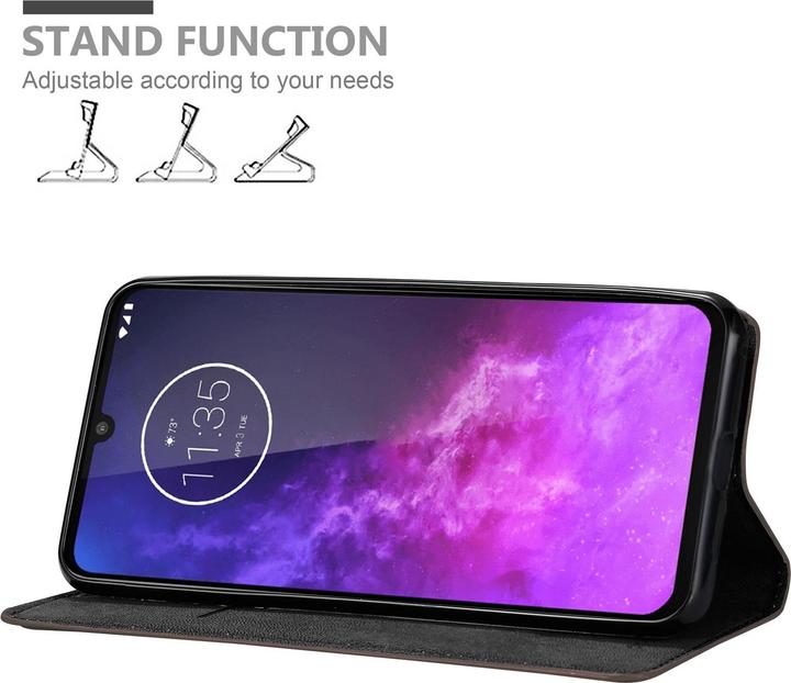 Immagine prodotto Cadorabo Copertina magnetica invisibile del libro (Motorola One Pro)