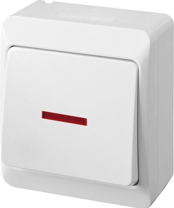 Elektro-Plast SWICH A DUE VIE 0341-02 IP44 LUCE BIANCA