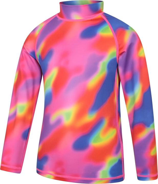 Actual product image Mountain Warehouse Childrens/Kids Abstract Long-Sleeved Rash Top (140)