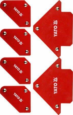 Yato SET DI SALDATURA ANGOLARE MAGNETICA, 6 pezzi YT-08678
