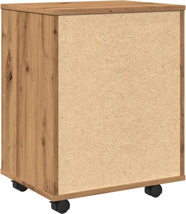Immagine prodotto VidaXL Rollcontainer Rollschrank Bürocontainer Büroschrank Schrank Artisan-Eiche (46 x 36 x 59 cm)