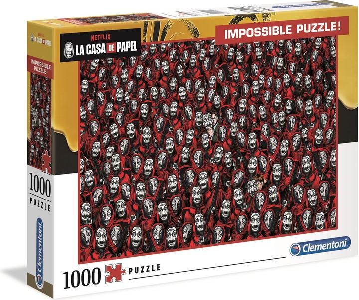 Produktbild Clementoni Haus des Geldes: Masken - Dali (1000 Teile) (1000 Teile)