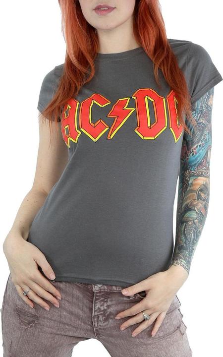 Immagine prodotto AC/DC Maglietta in cotone con logo rosso (S)