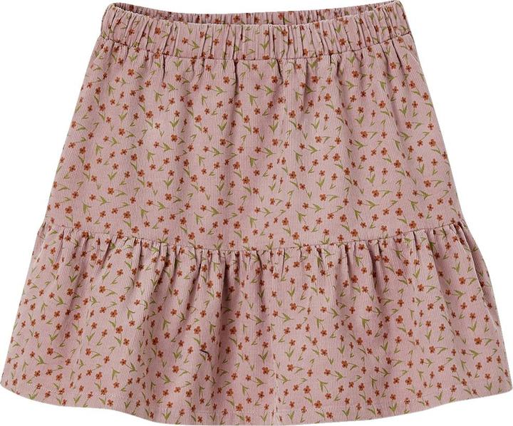Immagine prodotto Vertbaudet Gonna da bambina in velluto a coste con balze e fiori (86)
