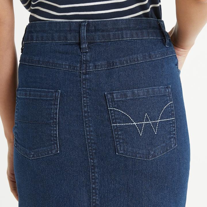 Image du produit Anne Weyburn Jupe en jean en denim stretch (40)