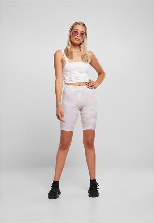 Actual product image Urban Classics Ladies High Waist Camo Tech Cycle Shorts - 6304 (M)