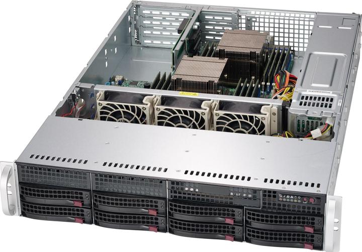 Actual product image Supermicro Enclosure SuperChassis CSE-825TQC-R802WB