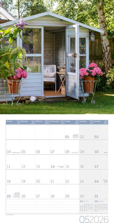 Produktbild In meinem Garten Kalender 2026 - 30x30 (30 x 30 cm, Harter Einband, Deutsch, Französisch, Englisch, Italienisch)