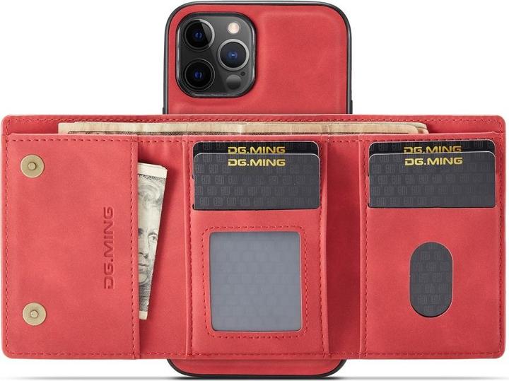 Actual product image Cover-Discount iPhone 13 mini - case with credit cards case red (Apple iPhone 13 mini)