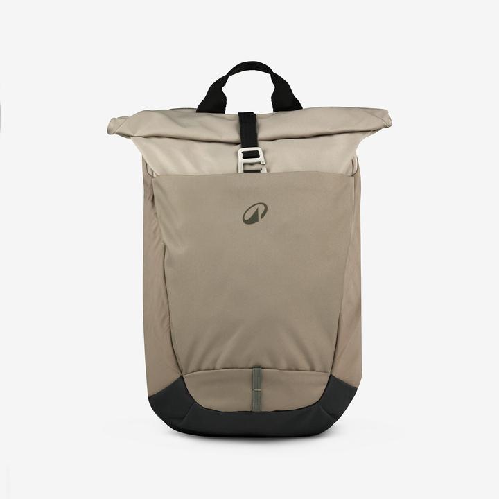 Quechua Wanderrucksack Rolltop - NH500 Escape 16 l + 4 beige (21 l)
