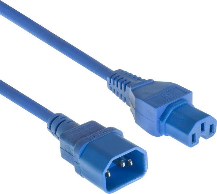 Immagine prodotto Cavo di alimentazione C14 - C15 blu 0,6 m (0.60 m)
