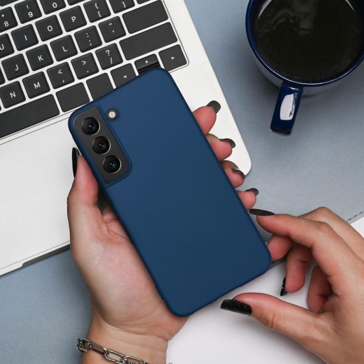 Actual product image Partner Telecom Back panel cover OEM SILICONE case for SAMSUNG A20E blue (Samsung Galaxy A20e)