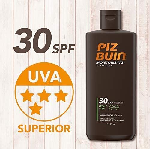 Actual product image Piz Buin Moisturising Sun Lotion (Sun lotion, SPF 30, 400 ml)