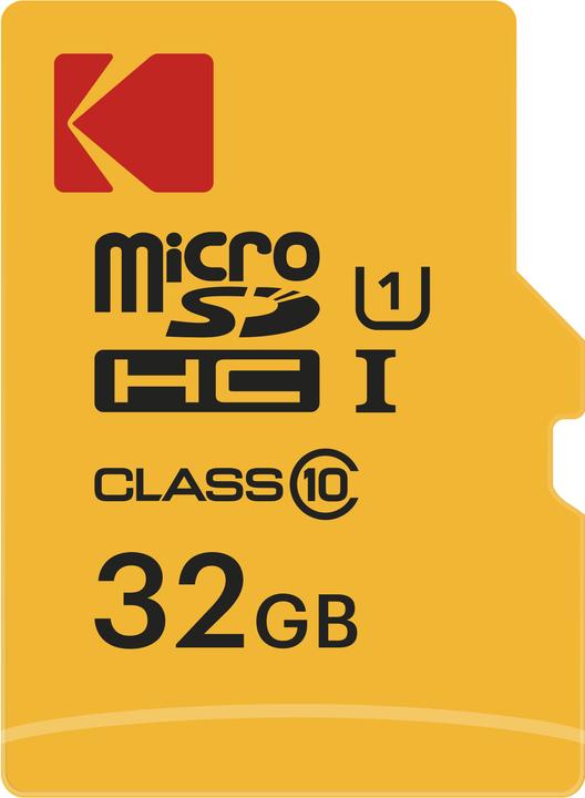 Image du produit Kodak microSDHC 32GB (32 Go, microSDHC, U1, UHS-I)
