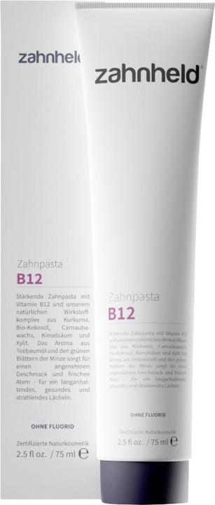 Actual product image Zahnheld Toothpaste with vitamin B12 fluoride-free (75 ml)