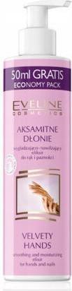 Actual product image Eveline Velvet Hands Smoothing and Moisturizing Hand and Nail Elixir (245 ml)