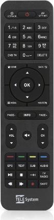 Produktbild Telesystem TELE System 58035012 IR-Fernbedienung Drahtlose TV-Tuner-Tasten (Gerätespezifische Fernbedienung)