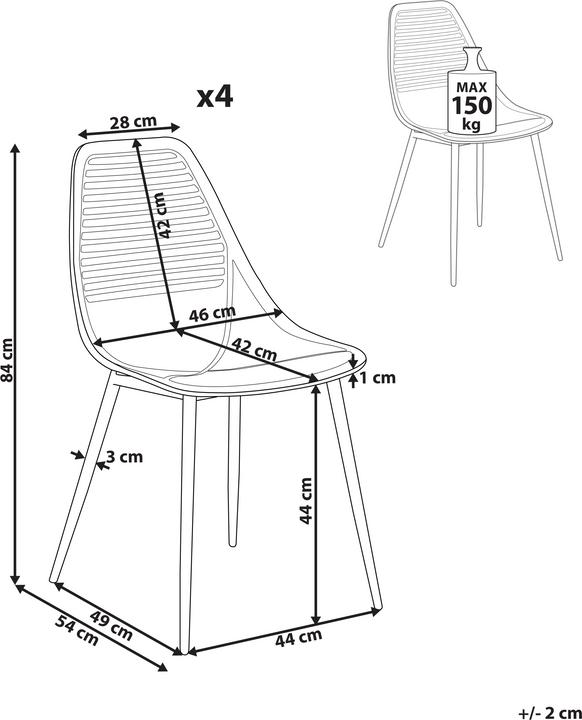 Actual product image Beliani Montello
