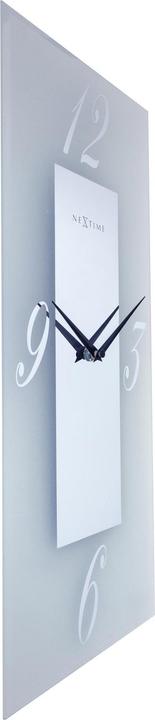 Actual product image Nextime Wall Clock Dali Transparent/White