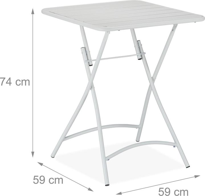 Produktbild Relaxdays Balkontisch (59 cm)