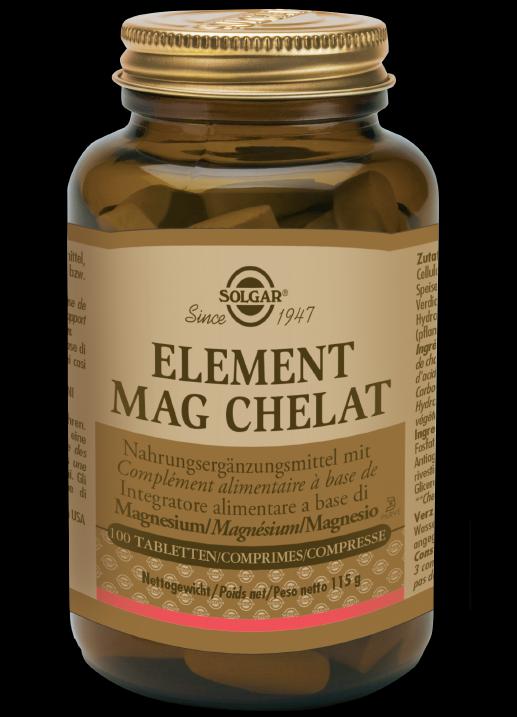 Image du produit Solgar Element Mag Chelat Comprimés (100 pcs) (100 pièce(s), Cachets, 264 g)