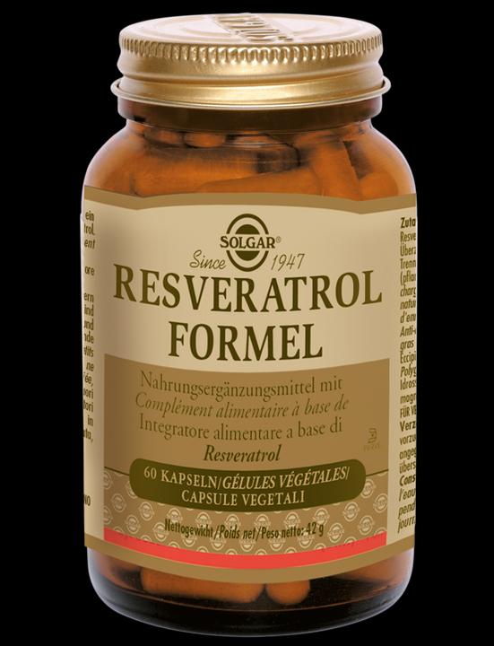 Actual product image Solgar Resveratrol Formula Vegetable Capsules (60 pcs) (60 Piece, Capsules, 167 g)