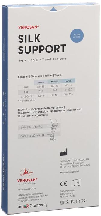 Produktbild Venosan A-D Support Socks S white (S)