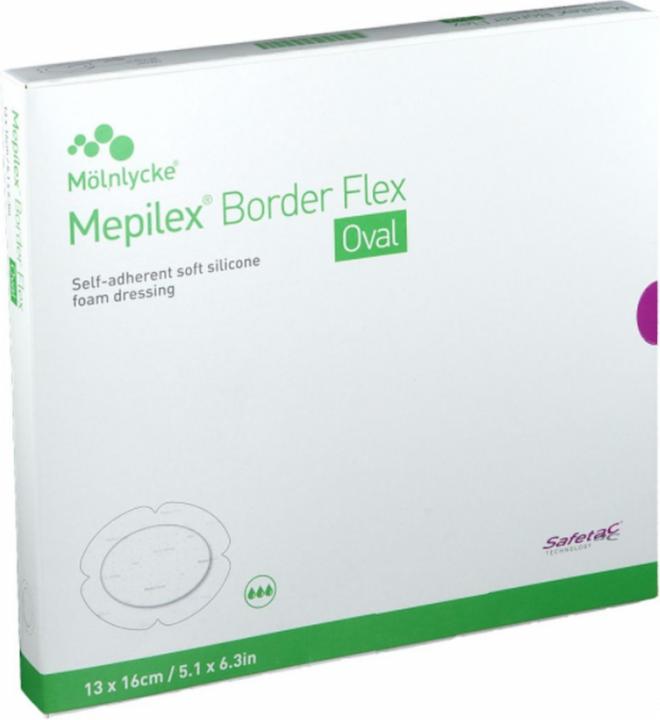 Actual product image Mepilex Border Flex Oval 13x16cm (5 x)