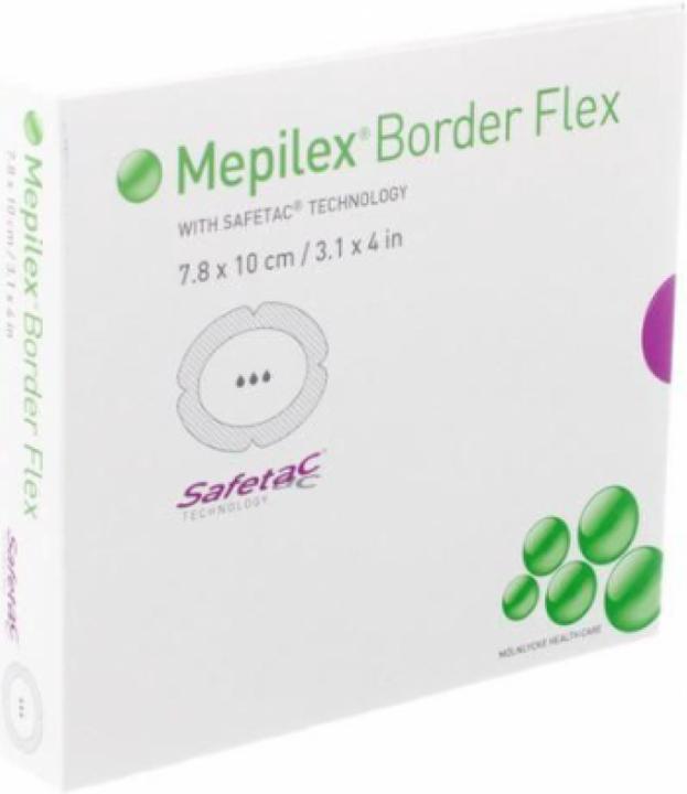Produktbild Mepilex Border Flex Oval 7.8x10cm (5 x)
