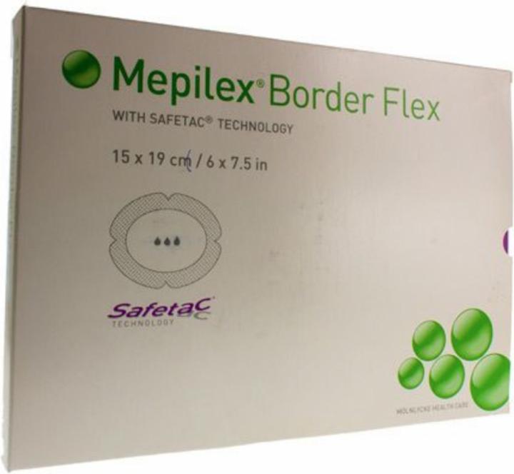 Actual product image Mepilex Border Flex Oval 15x19cm (5 x)