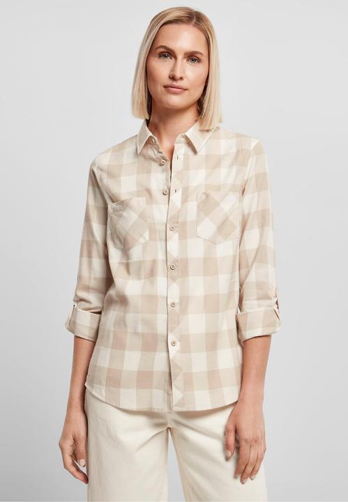 Immagine prodotto Urban Classics Camicia a maniche lunghe a quadri con risvolto (XS)