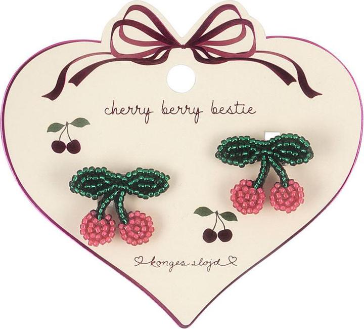Konges Slojd 2Pack Pearly Cherry Haarspangen