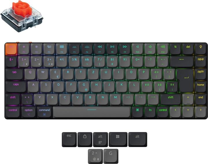 Produktbild Keychron K3 QMK V3 (CH, Kabellos, Kabelgebunden)